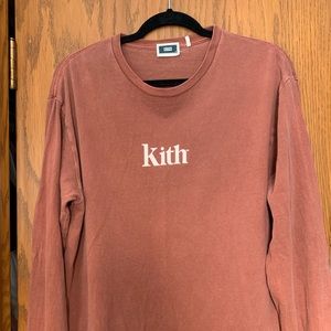 Kith Pigment Dyed Clay Long Sleeve Size M